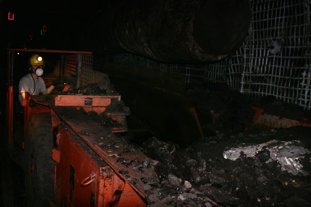 Il lavoro nelle gallerie 500 metri sottoterra